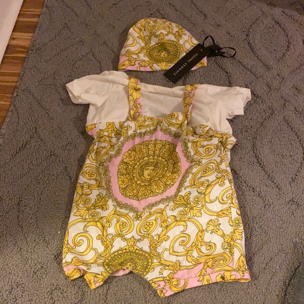Girls Versace  romper